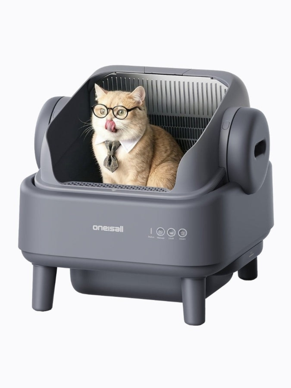 Onesall White** Cat Litter Box